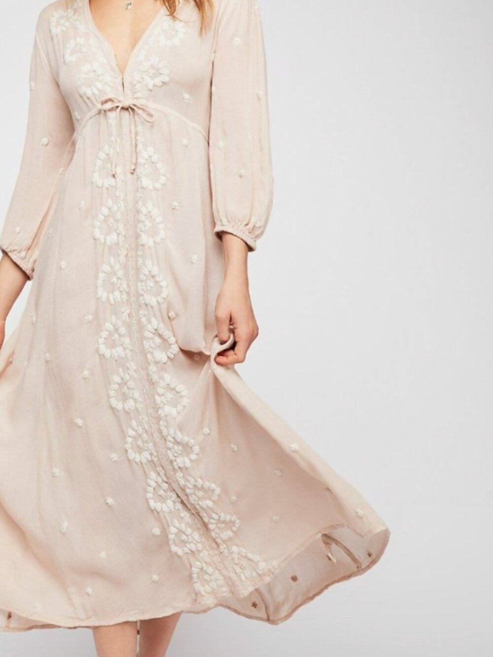 Free people fable boho maxi dress